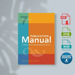 Apa Publication Manual 7th Edition American Psychological Association [Ebook]