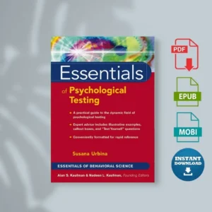 Essentials of Psychological Testing Susana Urbina Unknown [Ebook]